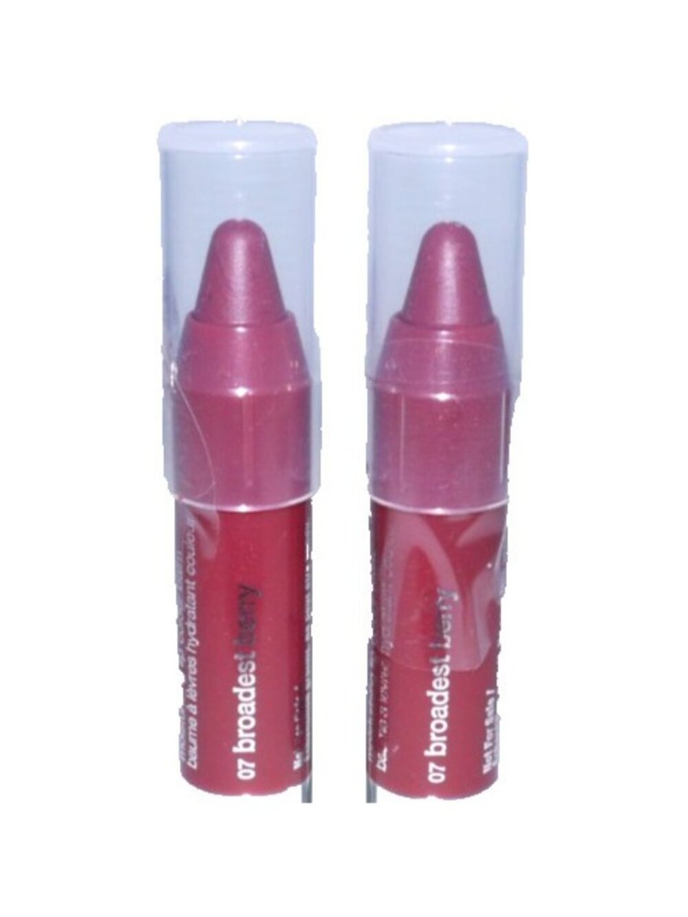 Clinique 07 Broadest Berry Chubby Stick set of 2 moisturizing lip color balm New - Picture 2 of 2